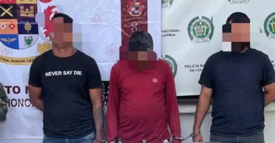 Capturan a tres presuntos integrantes del Clan del Golfo en La Gloria, Cesar