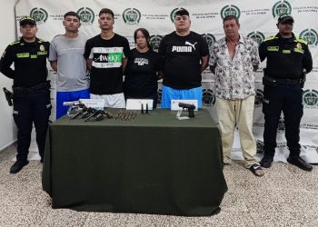 Golpe a la criminalidad en Soledad: cinco capturados y armamento incautado en operativos de la Policía