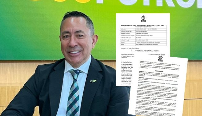 Procuraduría abre investigación disciplinaria contra presidente de Ecopetrol por presunto conflicto de intereses
