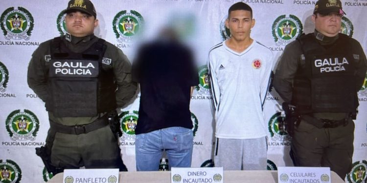 Operativo contra la extorsión en Barranquilla deja un capturado y un menor aprehendido