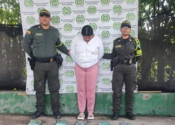 Capturada mujer con 28 kilos de marihuana en la vía La Cordialidad