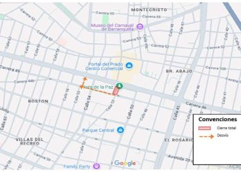 Cierres de vías este fin de semana por eventos en la ciudad