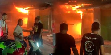 Incendio en local del mercado viejo de Sabanalarga causó pánico, pero no dejó heridos