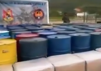 Decomisan más de 34 mil litros de insumos químicos para cocaína en el Catatumbo