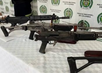 Golpe al Clan del Golfo en Antioquia: siete capturados y once armas incautadas en operativo conjunto