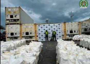 Policía incauta 4,1 toneladas de cocaína camufladas en harina con destino a Europa