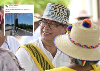 Petro causa polémica al publicar foto de obra en EE. UU. como si fuera en La Guajira