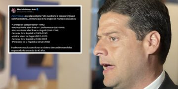 Senador Mauricio Gómez Amín critica a Petro por cuestionar el sistema electoral que lo ha respaldado por décadas