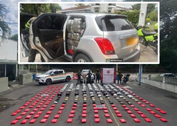Media tonelada de marihuana fue interceptada antes de llegar a Panamá
