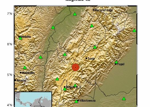 Temblor sacudió el amanecer en Cundinamarca
