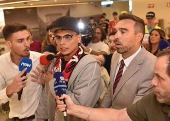 Richard Ríos ya está en Lisboa