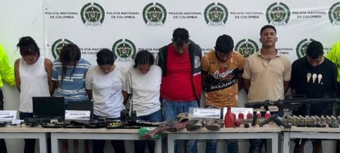 Capturan a alias ‘Sombra’ y alias ‘Lágrima’, presuntos sicarios del Clan del Golfo en Valledupar