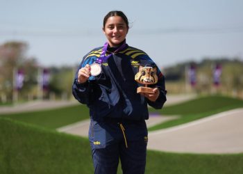 Sharid Fayad, orgullo barranquillero con bronce en el BMX Panamericano Junior