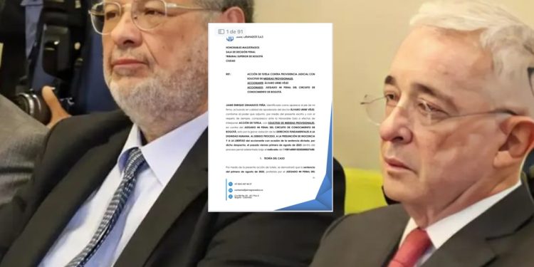 Defensa de Álvaro Uribe interpone tutela contra su detención domiciliaria