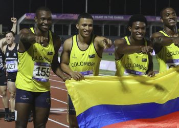 Oro histórico para Colombia en el relevo 4×100 de los Panamericanos Junior