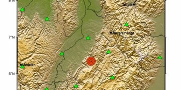 Temblor madrugador sacudió a Santa Helena del Opón y se sintió en varios departamentos