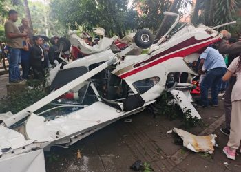 Avión se accidentó en Medellín: dos heridos tras fallas mecánicas