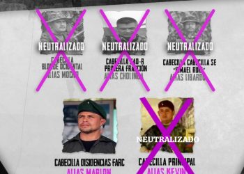 MinDefensa atribuye entrega de alias Kevin a presión militar y destaca avance en lucha contra disidencias
