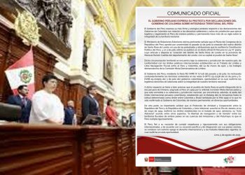 Perú rechaza con firmeza declaraciones de Petro sobre isla en disputa: invoca tratado de 1922