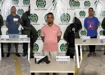 Tres presuntos extorsionistas fueron capturados en Barranquilla