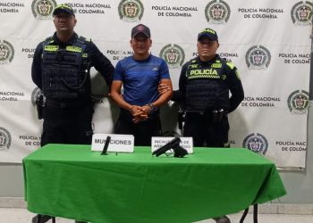 Capturan a hombre en el barrio 7 de Abril por porte ilegal de arma de fuego