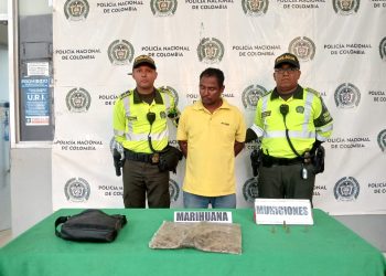 Capturado en el centro de Barranquilla con 500 gramos de droga y munición ilegal