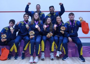 Gran cierre del squash colombiano en Asunción 2025