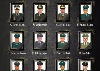 Sube a 13 el número de policías muertos en ataque a helicóptero en Antioquia