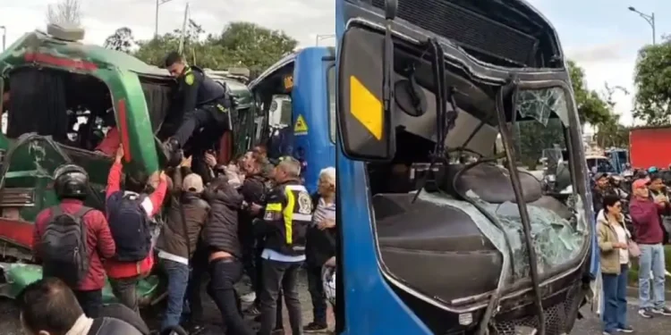 Choque múltiple en la Avenida Boyacá deja 29 heridos y caos vehicular en Bogotá