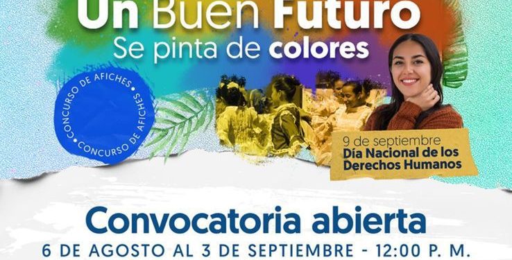 Hasta el 3 de septiembre, Defensora del Pueblo tiene abierto concurso de diseño de afiches para jóvenes entre 18 y 25 años