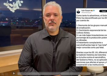 Iván Duque se pronuncia tras descertificación de Colombia por EE. UU. en lucha antidrogas