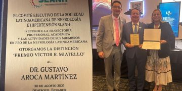 Dr. Gustavo Aroca, primer colombiano en ganar el Premio Víctor Miatello, máxima distinción en Nefrología Latinoamericana