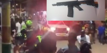 Fusil en mano: patrulla de la Policía fue emboscada en el oriente de Cali