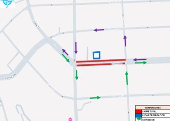Atentos a los cierres viales de hoy por grabaciones en la ciudad