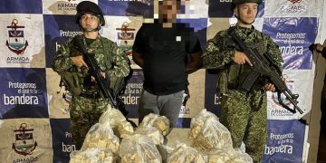 Capturan a presunto integrante de disidencias de las FARC con cargamento de droga en Nariño