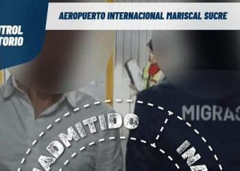 Ecuador impidió ingreso de colombiano buscado por narcotráfico: tenía pasaporte falso