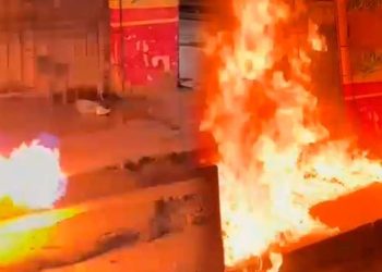 Incendian fachada de negocio en Villa Katanga; autoridades investigan posible extorsión
