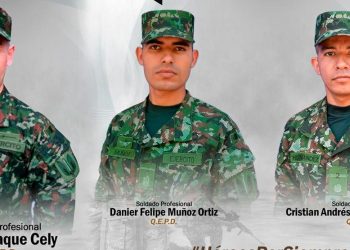 Tres soldados murieron en combates con el ELN en Norte de Santander y Bolívar
