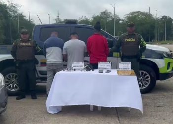Tres capturados en Córdoba por porte ilegal de armas durante control policial