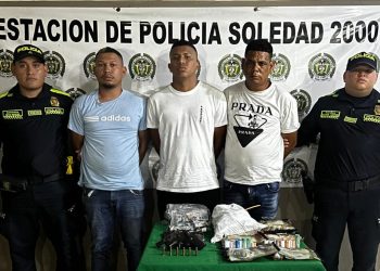 Capturados en Soledad a tres hombres tras un robo en un supermercado