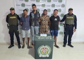 Capturan a cuatro hombres por tráfico de drogas en Magangué, Bolívar