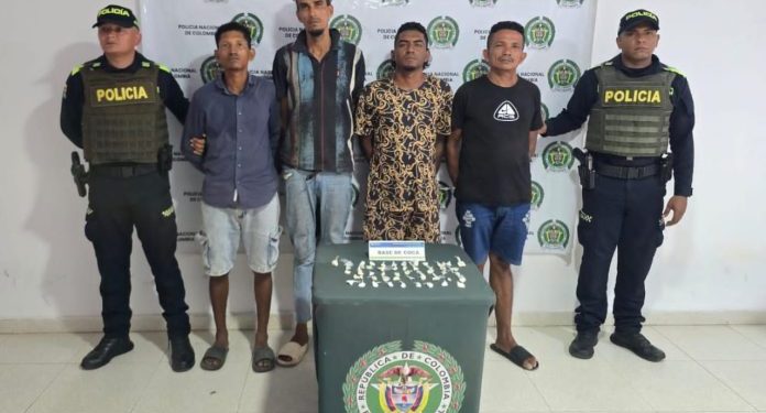 Capturan a cuatro hombres por tráfico de drogas en Magangué, Bolívar