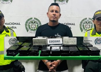 Capturado en Barranquilla un hombre que transportaba 37 panelas de cocaína en un bus