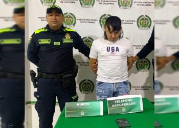 Policía captura en Usiacurí (Atlántico) a cobradiario que le quitó el celular a una clienta por no pagarle una cuota
