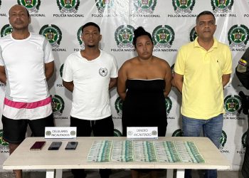 Cuatro capturados en el norte de Barranquilla por extorsión