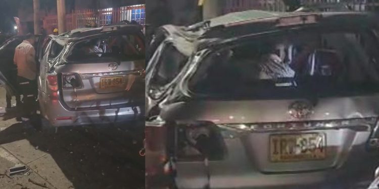 Tragedia en el norte de Barranquilla: joven murió y dos más resultaron heridos tras volcamiento de camioneta de lujo