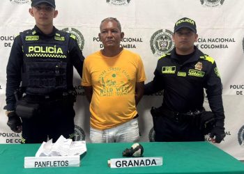 Capturan a hombre con una granada y panfletos de ‘Los Costeños’ en Barranquillita