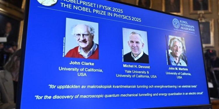 Nobel de Física 2025 para Clarke, Devoret y Martinis por llevar los efectos cuánticos al mundo visible