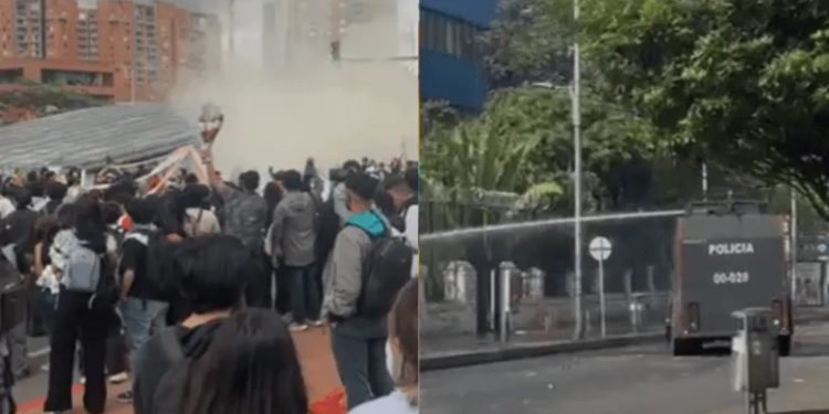 Caos y bloqueos en Bogotá, Cali y Medellín por marchas en apoyo a Palestina