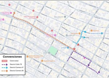 Cierre temporal en la calle 79 por obras de pavimentación